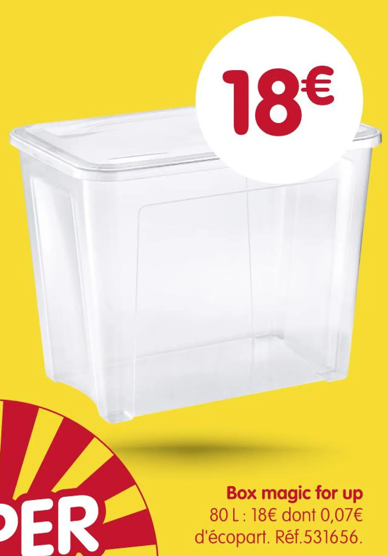 Box magic for up 80 L