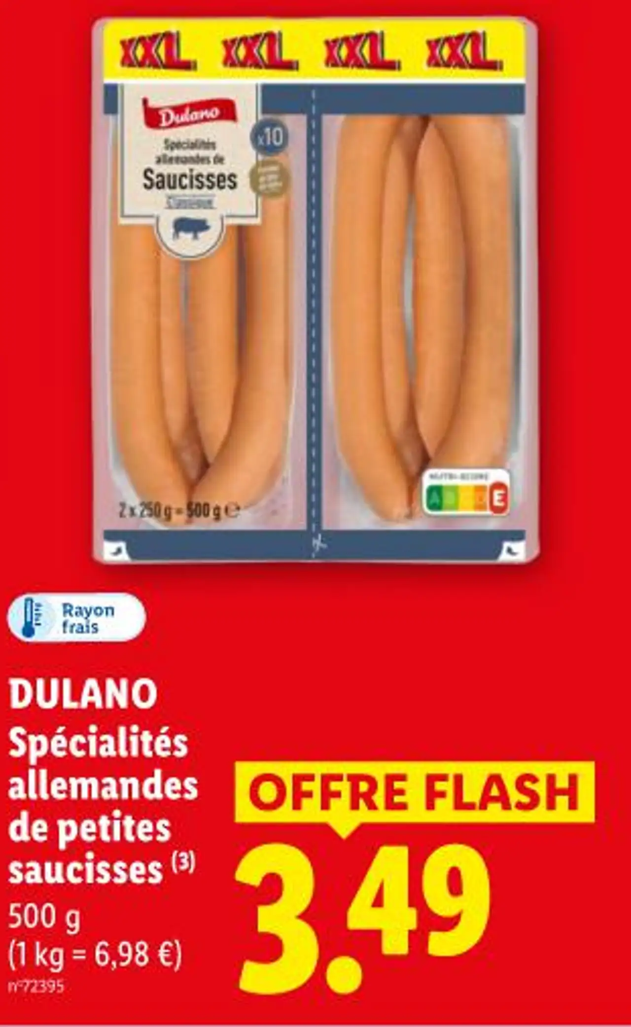 Dulano Spécialités allemandes de petites saucisses