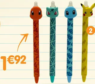 - Stylo POKÉMON avec topper - B&M