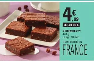 - 6 BROWNIES - E.Leclerc