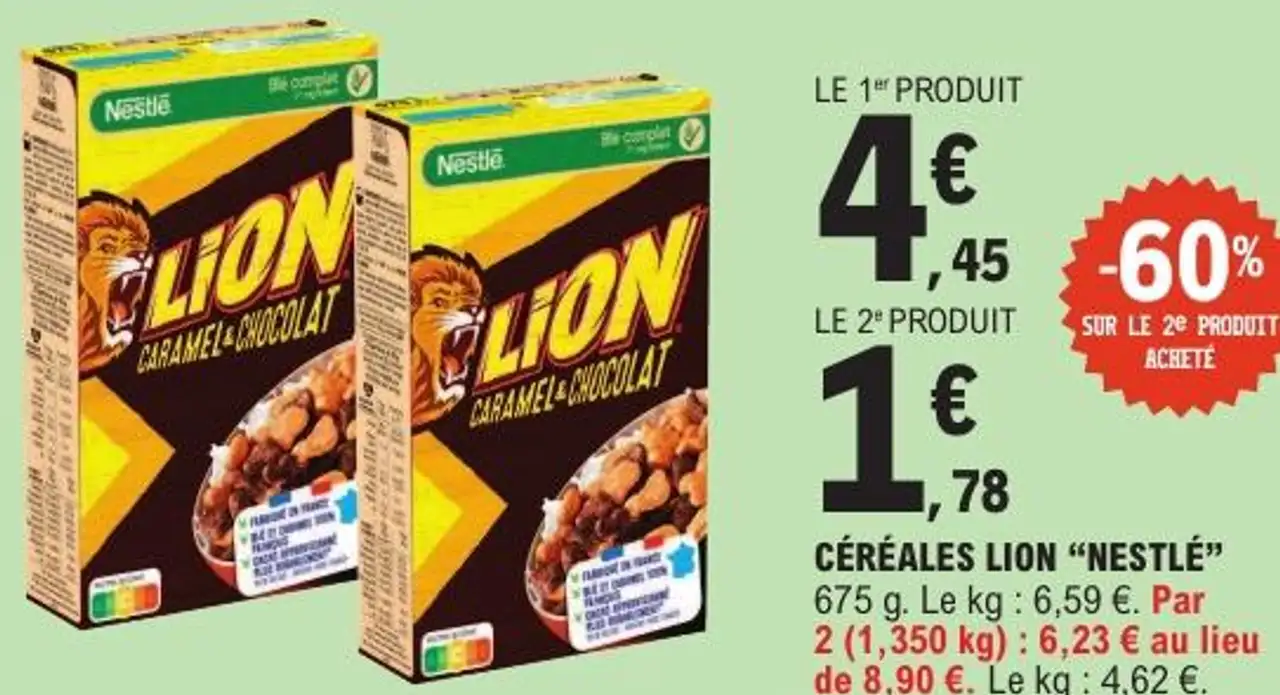 Céréales Lion "Nestlé"