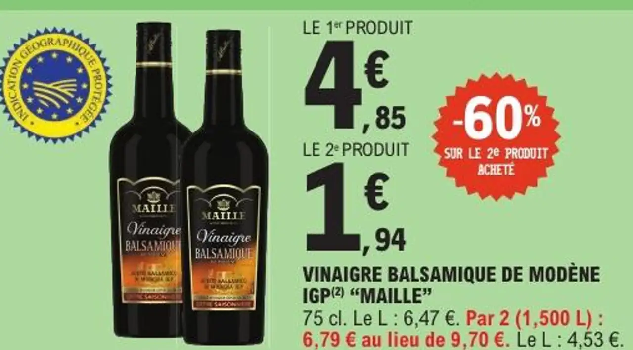 Vinaigre Balsamique de Modène IGP Maille