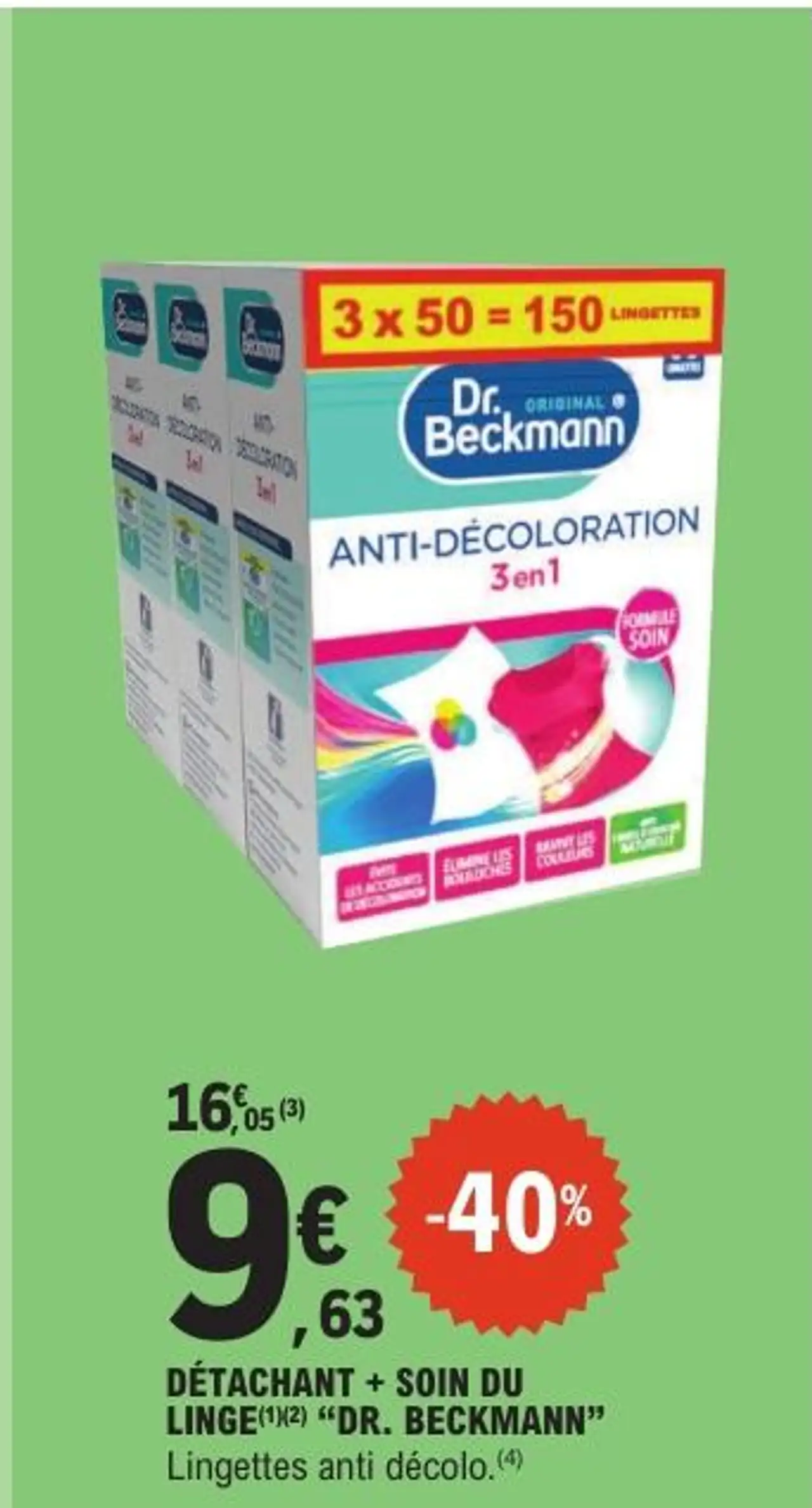 DÉTACHANT + SOIN DU LINGE "DR. BECKMANN"