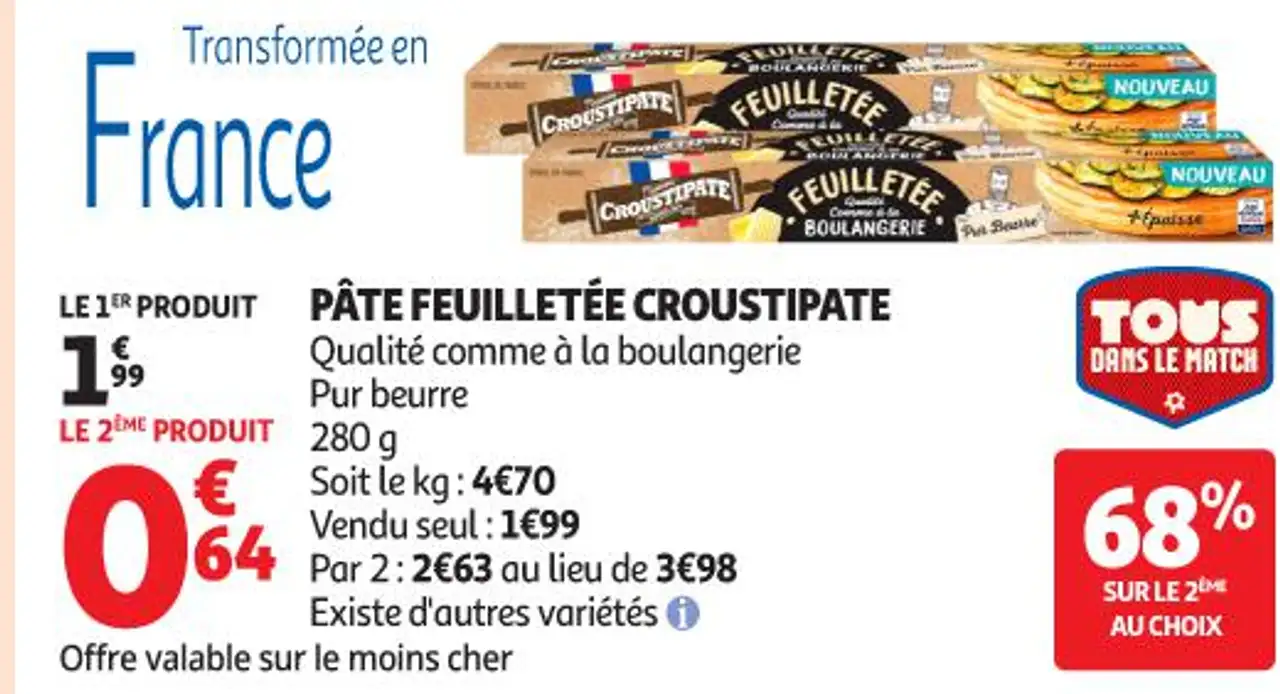 Pâte Feuilletée Croustipate