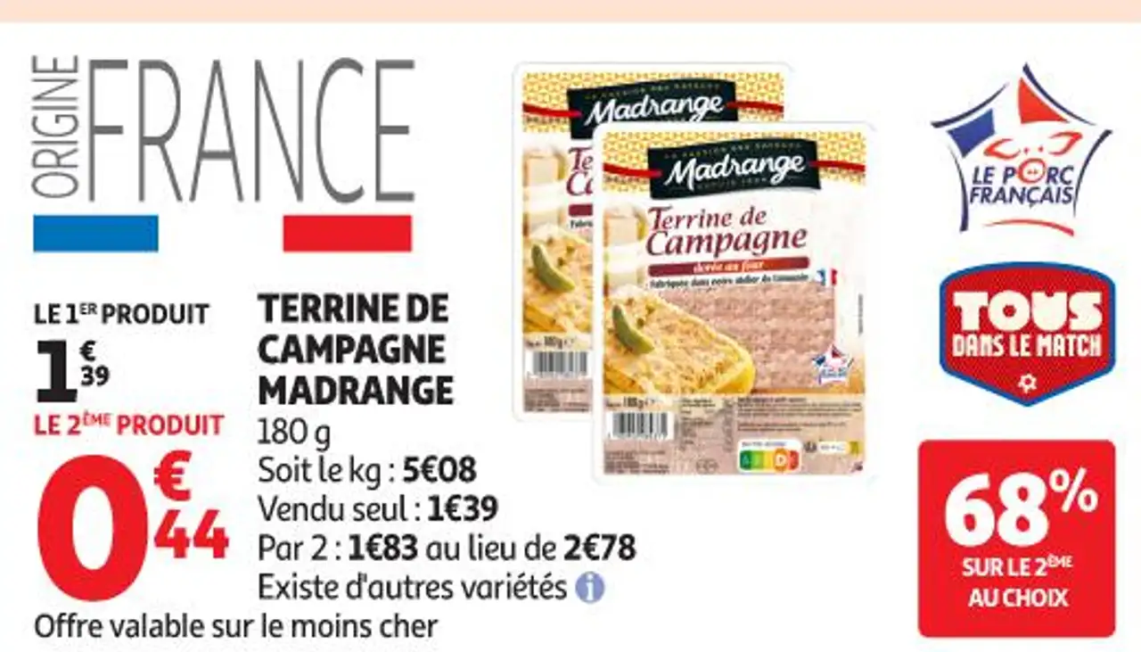 Terrine de campagne Madrange