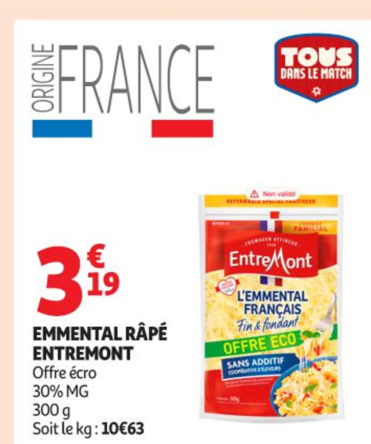 Emmental Râpé Entremont