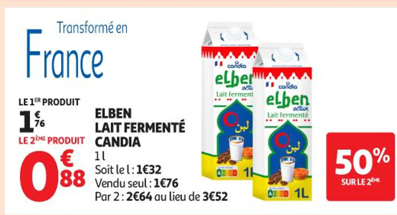 ELBEN LAIT FERMENTÉ CANDIA