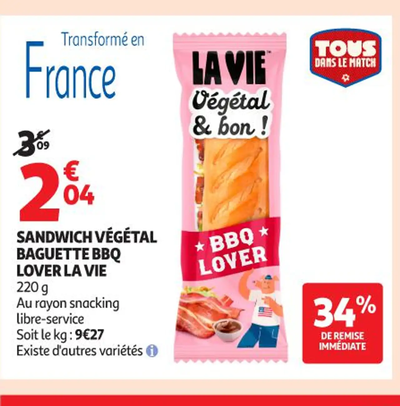 La Vie Baguette BBQ Lover