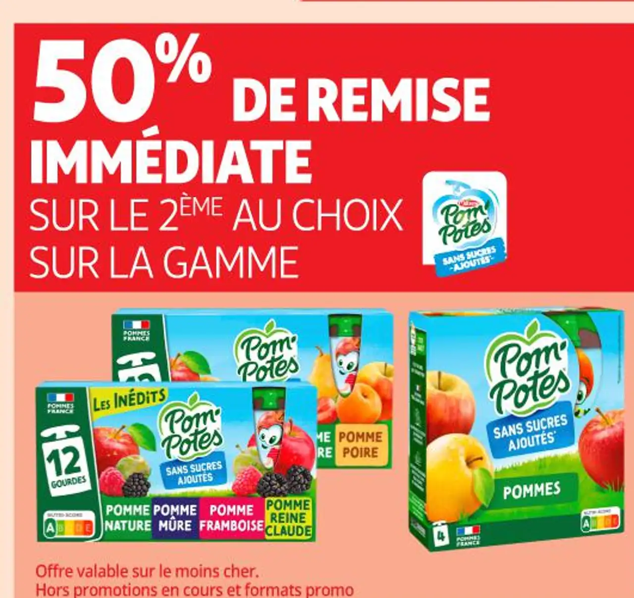 POM'POTES GAMME SANS SUCRES AJOUTÉS