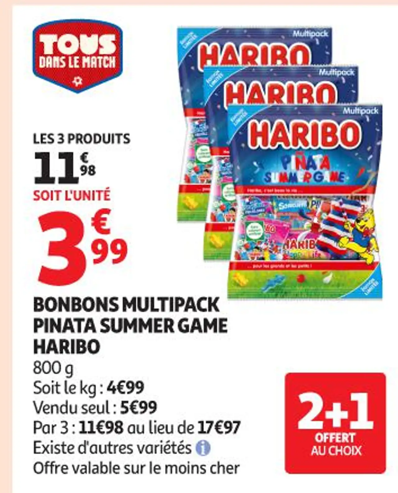 BONBONS MULTIPACK PINATA SUMMER GAME HARIBO