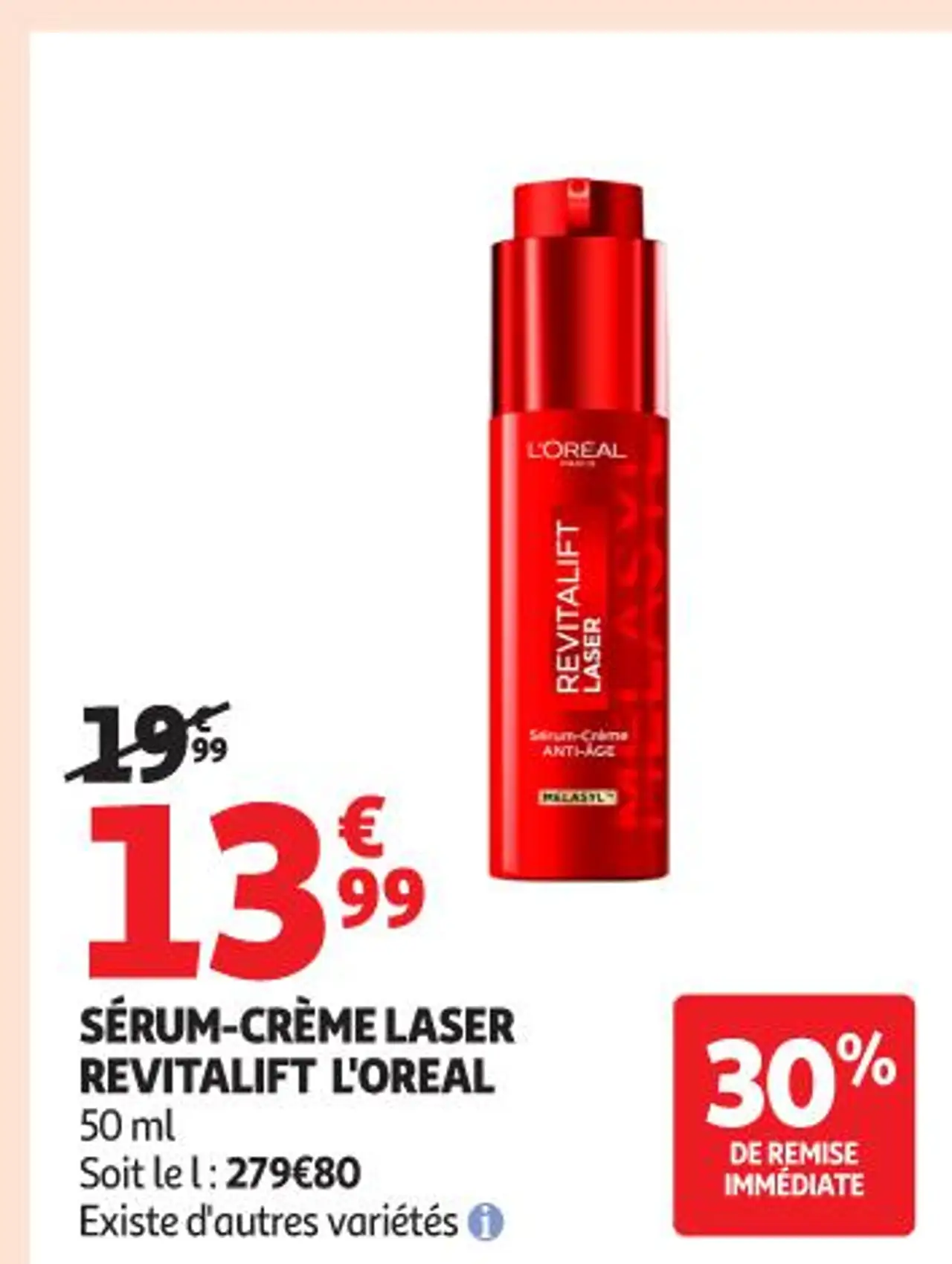 L'Oréal Sérum-Crème Laser Revitalift