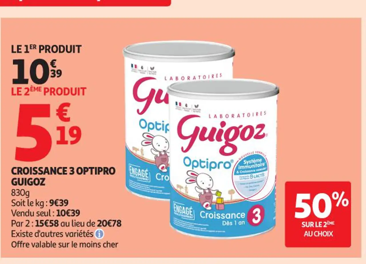 Guigoz Croissance 3 Optipro