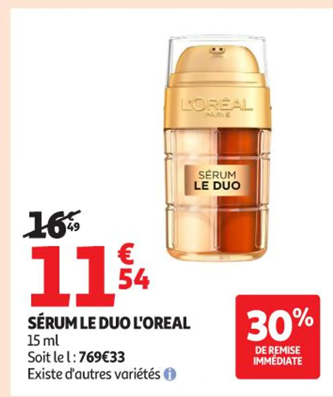L'Oréal Sérum Le Duo