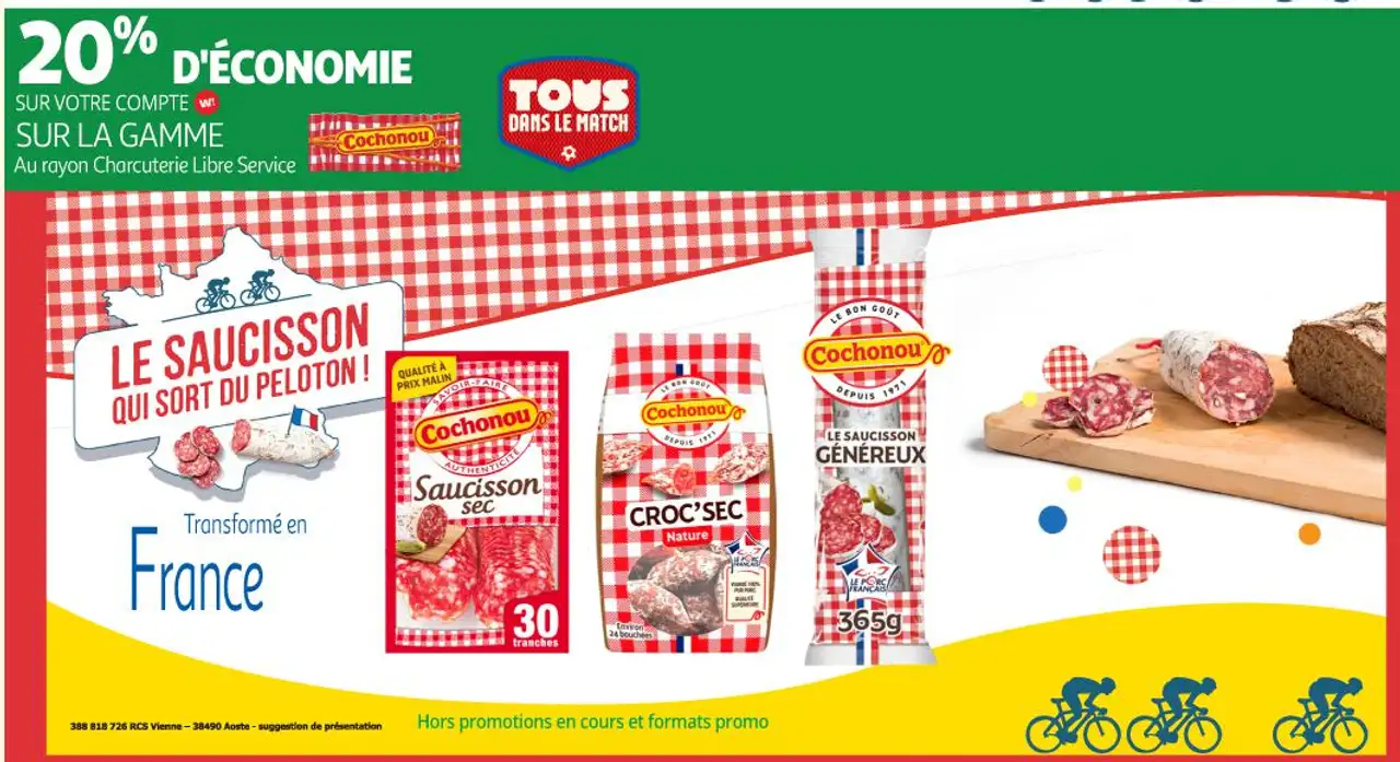 Gamme Cochonou au rayon Charcuterie Libre Service