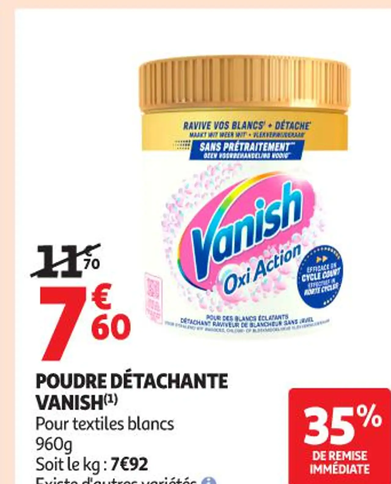 Poudre détachante Vanish