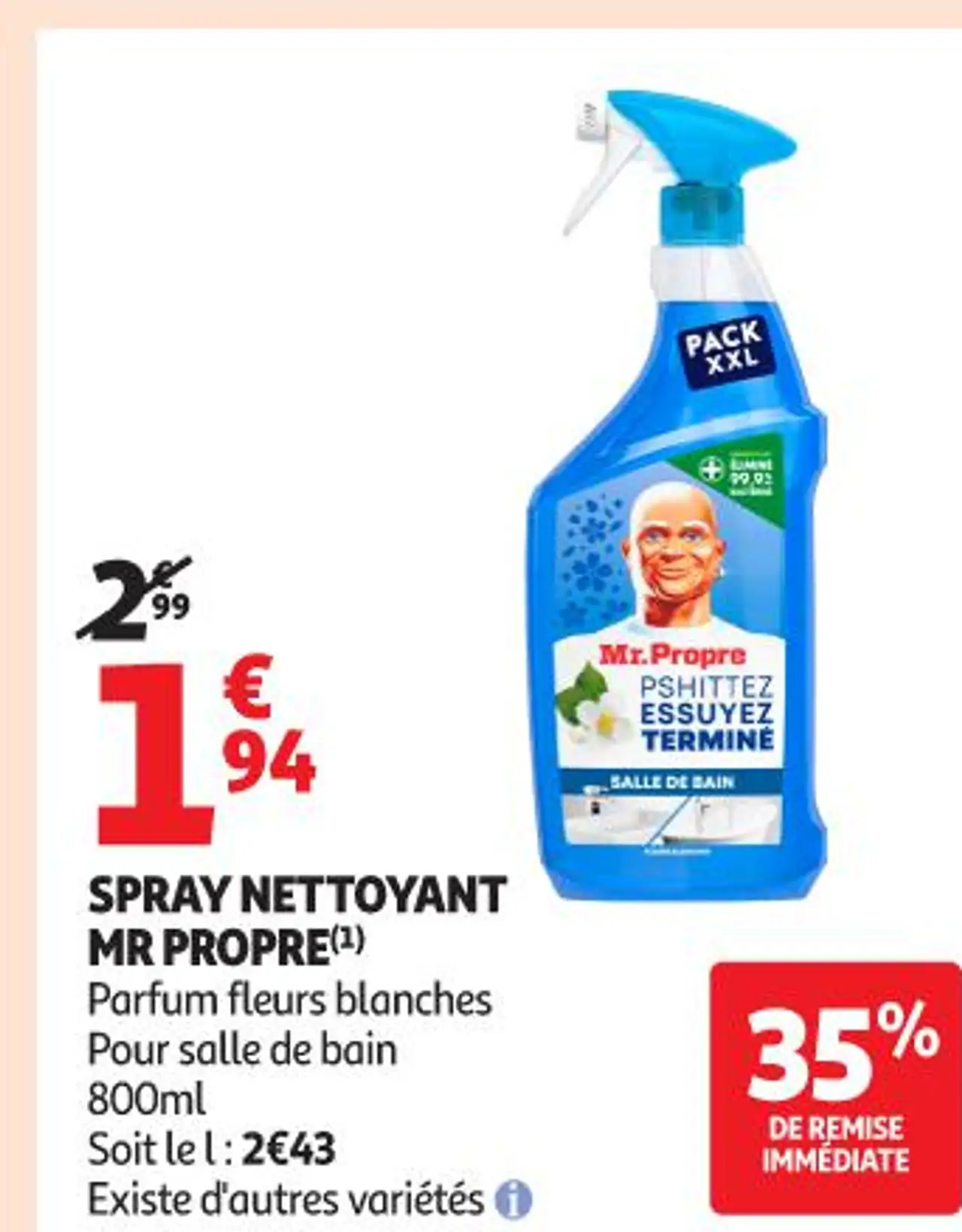Spray nettoyant Mr Propre