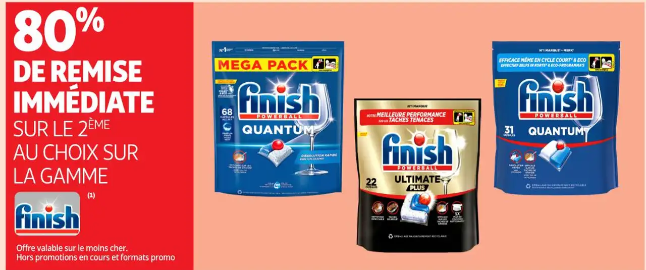 La gamme Finish (Quantum, Ultimate Plus)