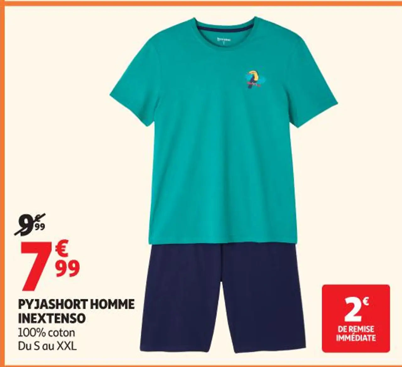 Pyjashort homme Inextenso