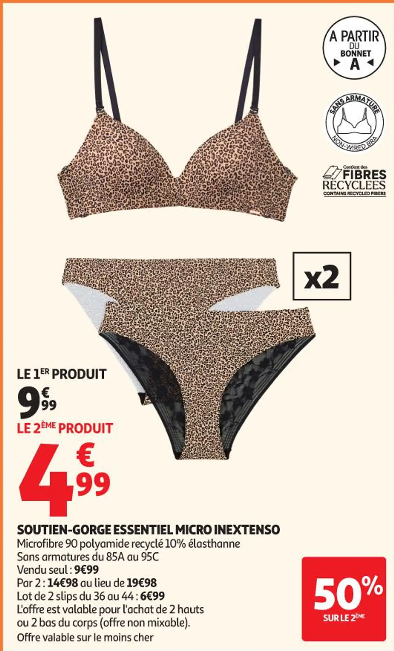 Soutien-gorge essentiel micro Inextenso