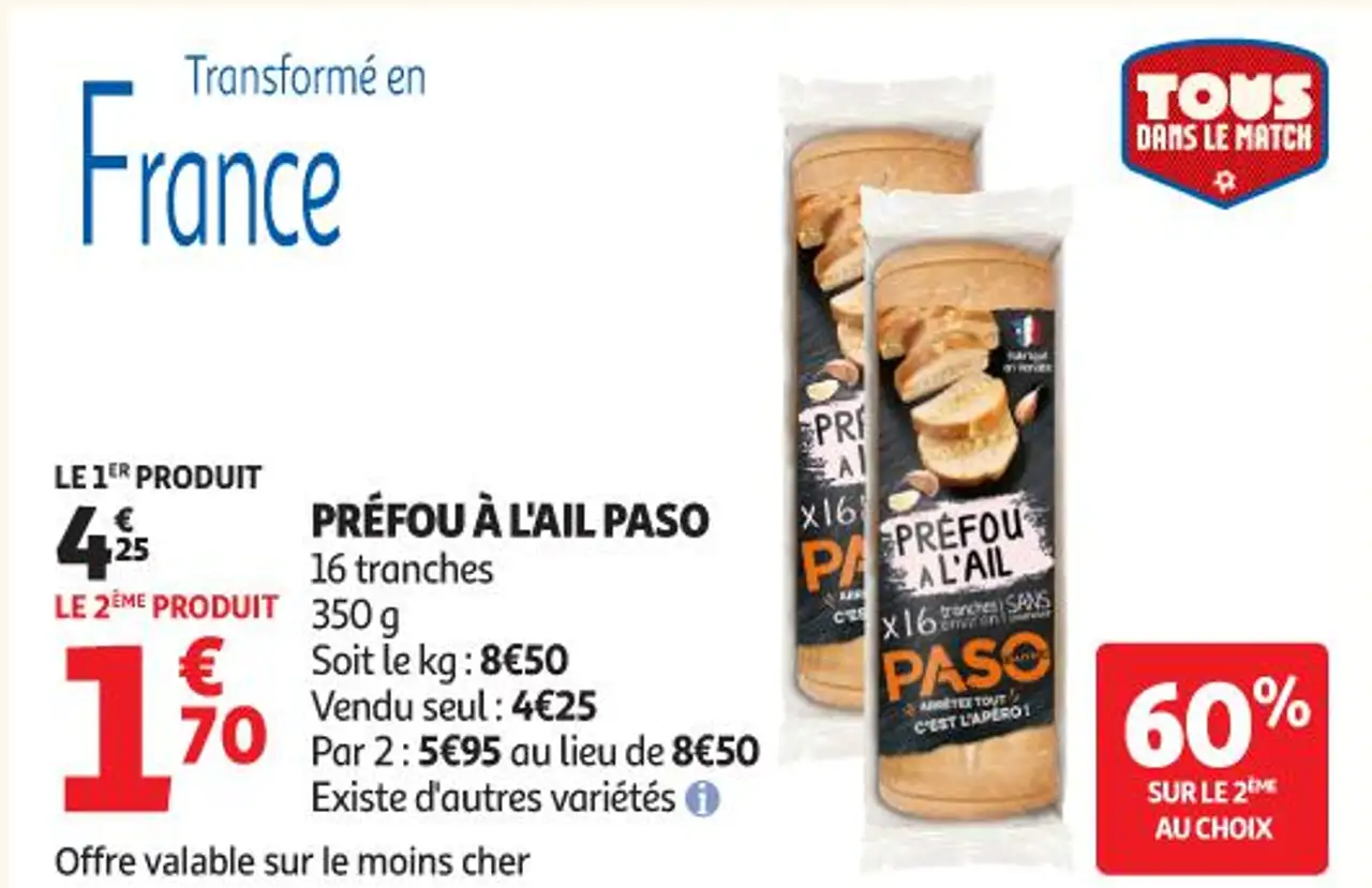 Préfou à l'ail Paso