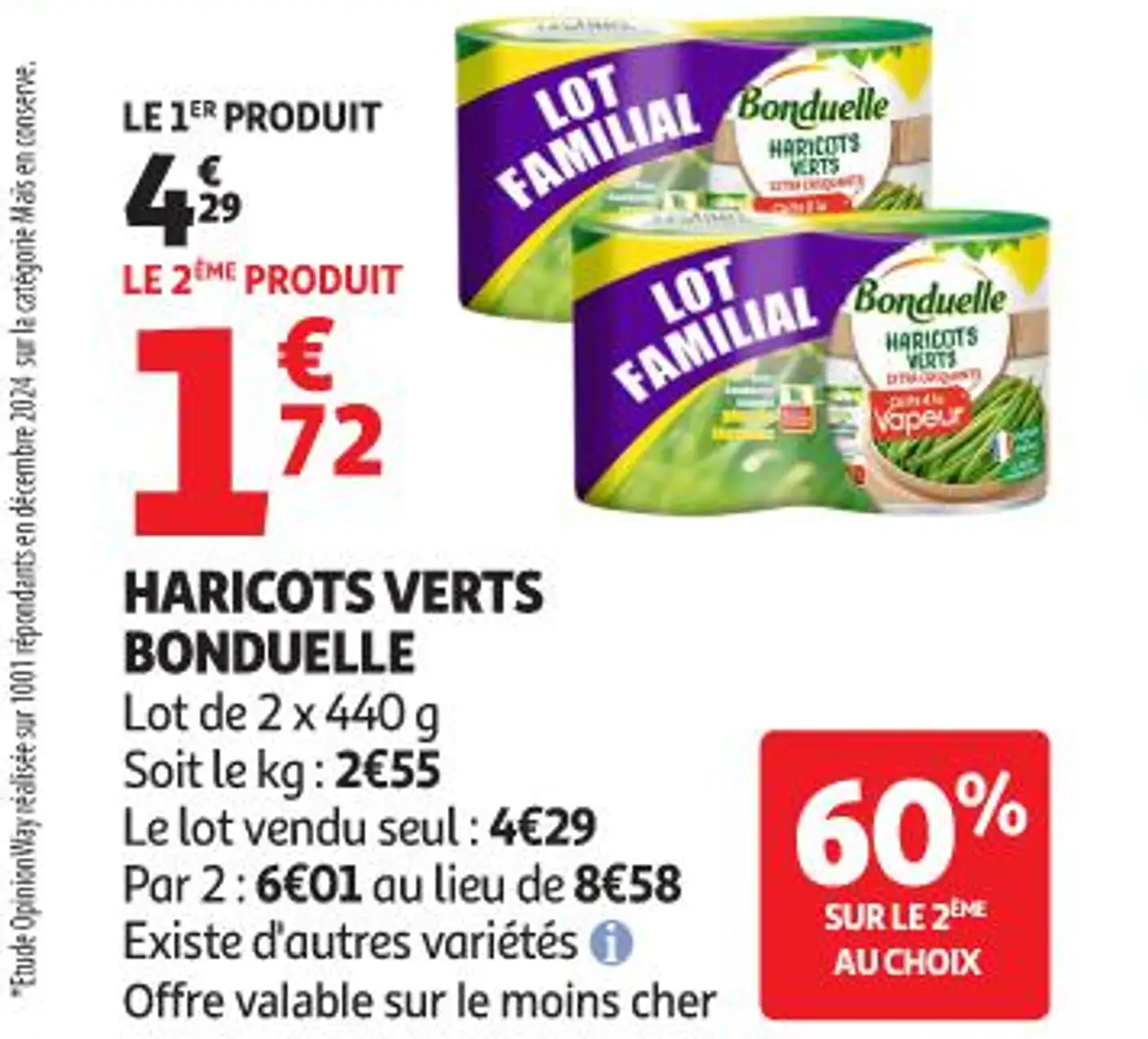 Haricots Verts Bonduelle