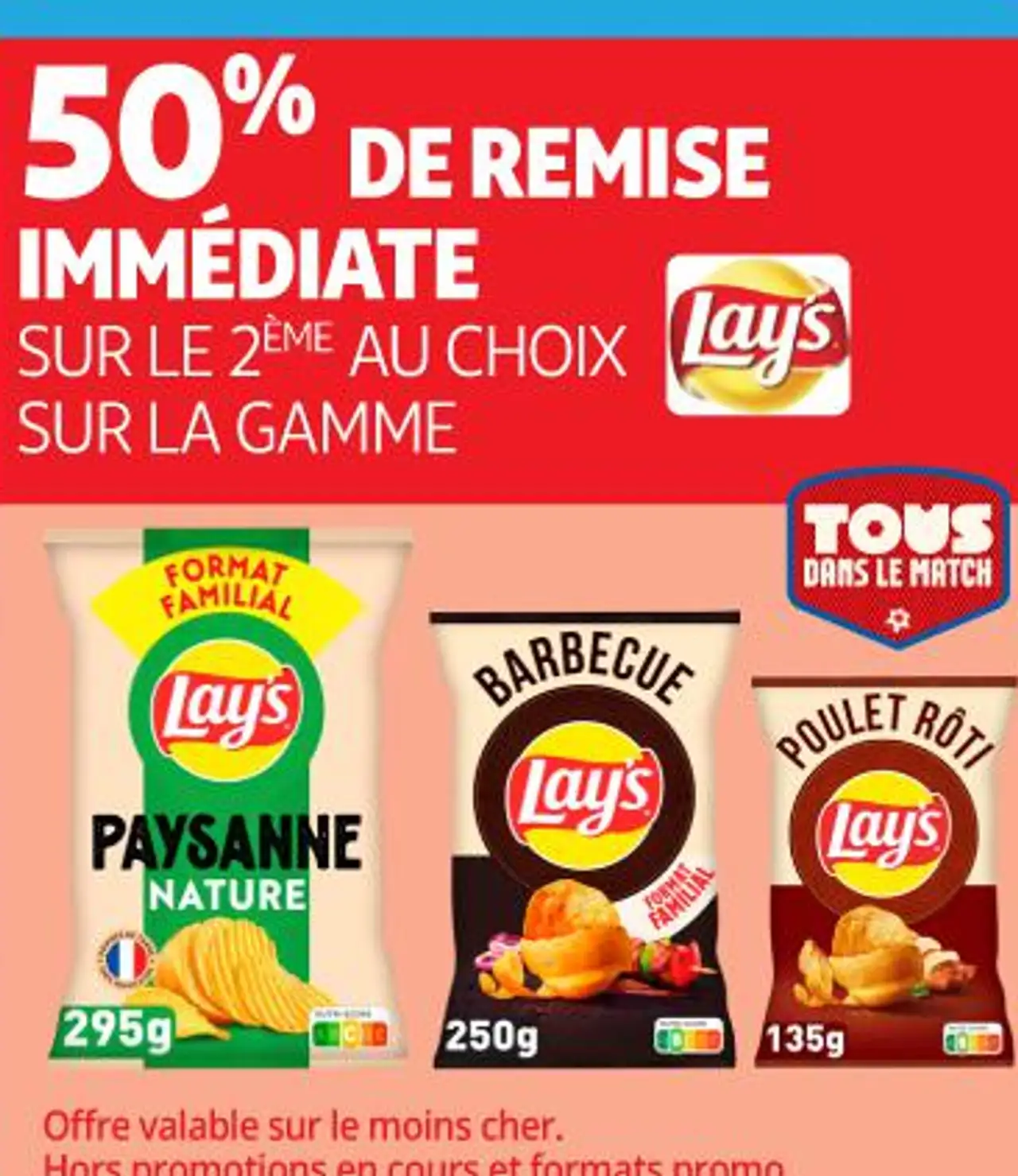 Gamme Lay's (Paysanne Nature, Barbecue, Poulet Rôti)