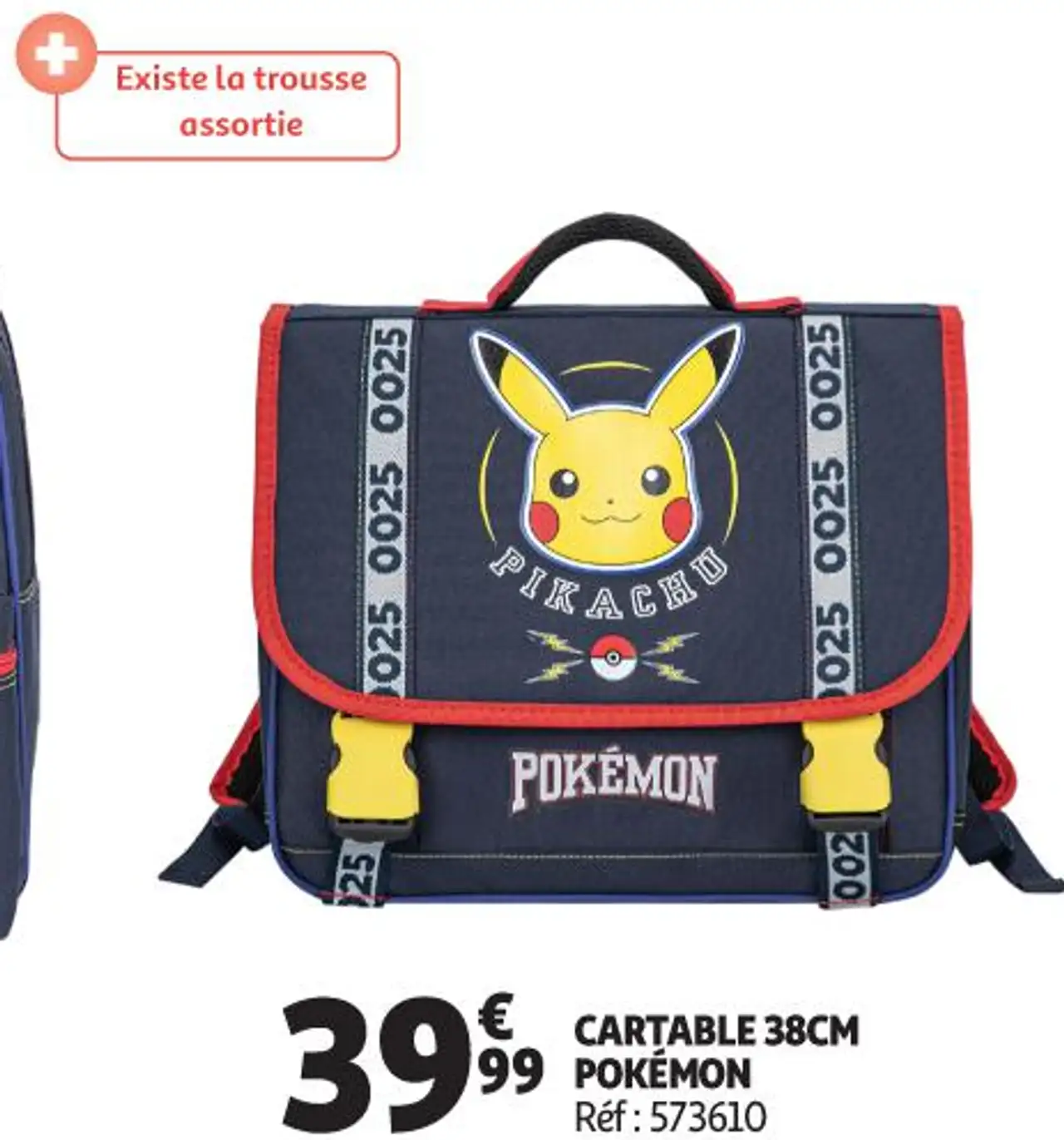 CARTABLE 38CM POKÉMON
