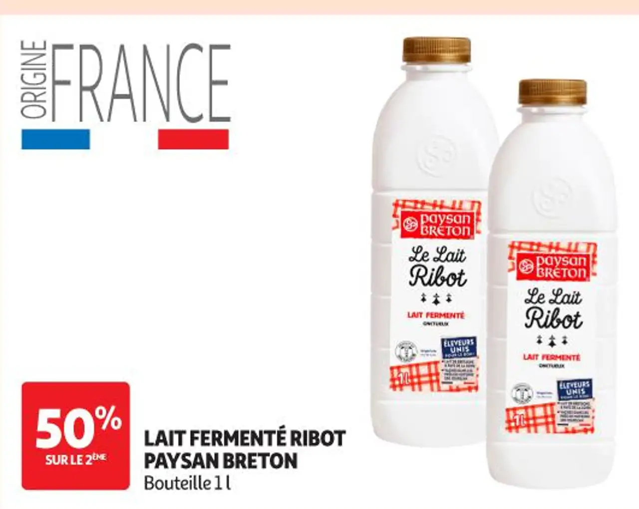 Lait fermenté Ribot Paysan Breton