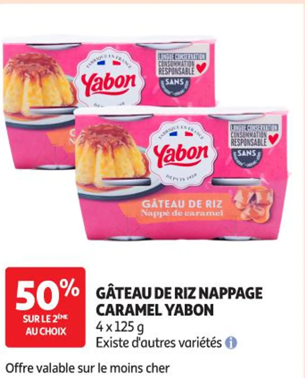 GÂTEAU DE RIZ NAPPAGE CARAMEL YABON