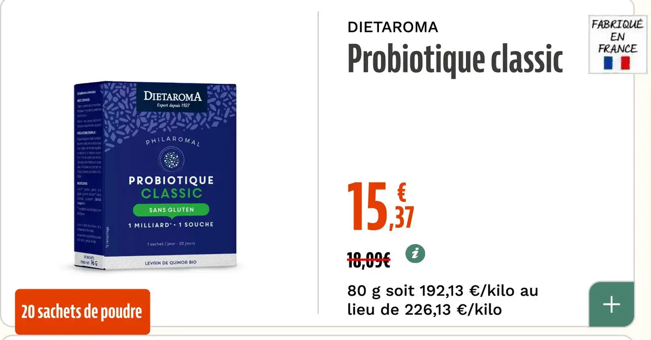 DIETAROMA Probiotique classic