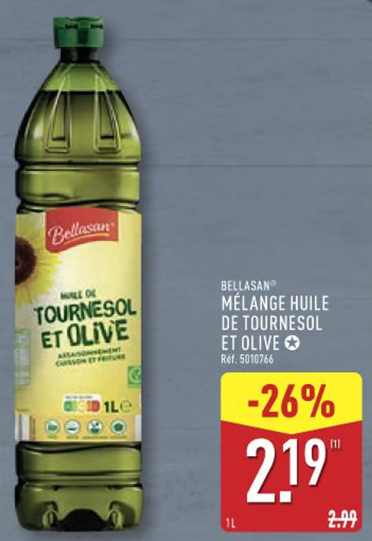 BELLASAN® MÉLANGE HUILE DE TOURNESOL ET OLIVE