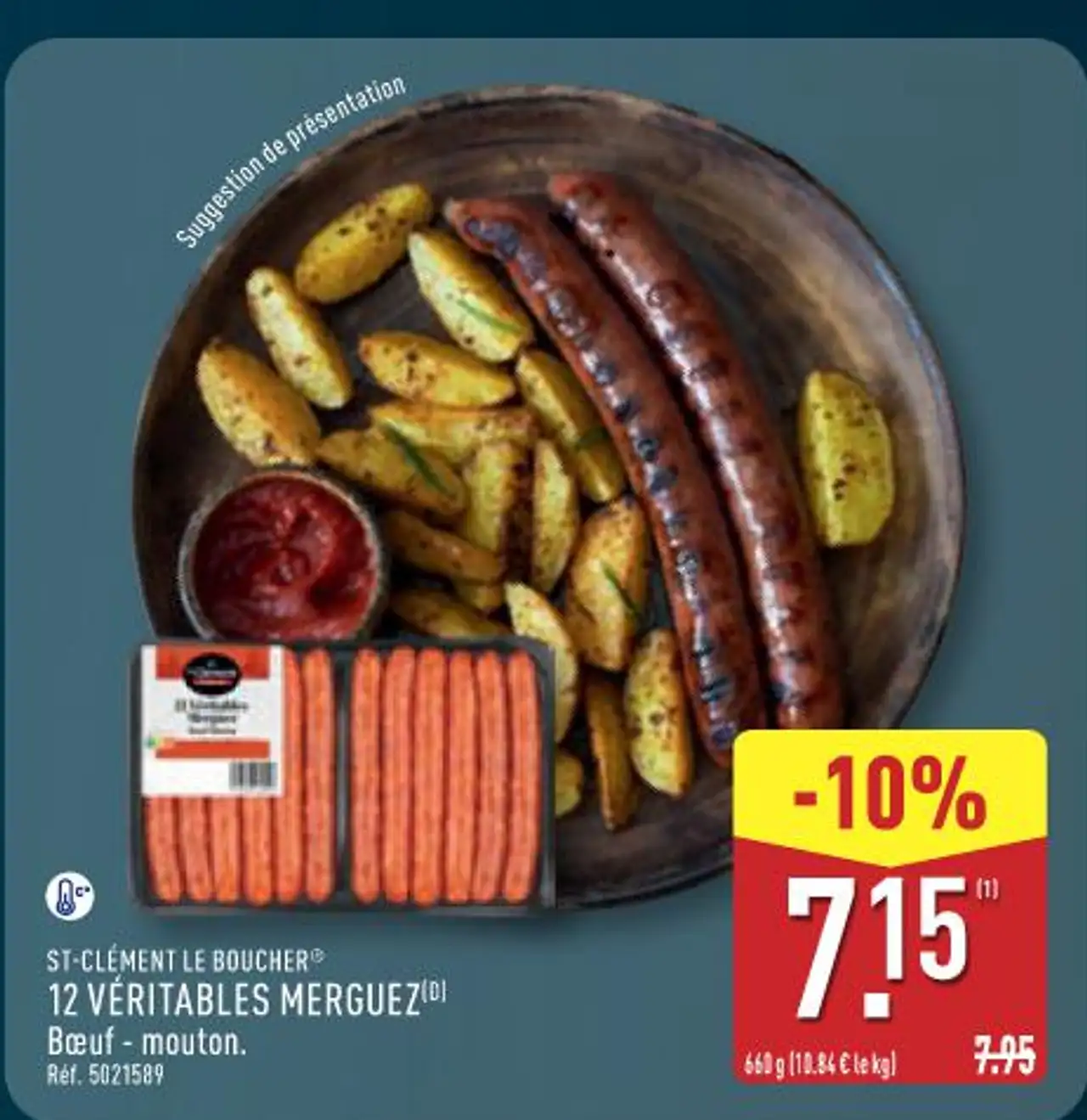 ST-CLÉMENT LE BOUCHER® 12 VÉRITABLES MERGUEZ
