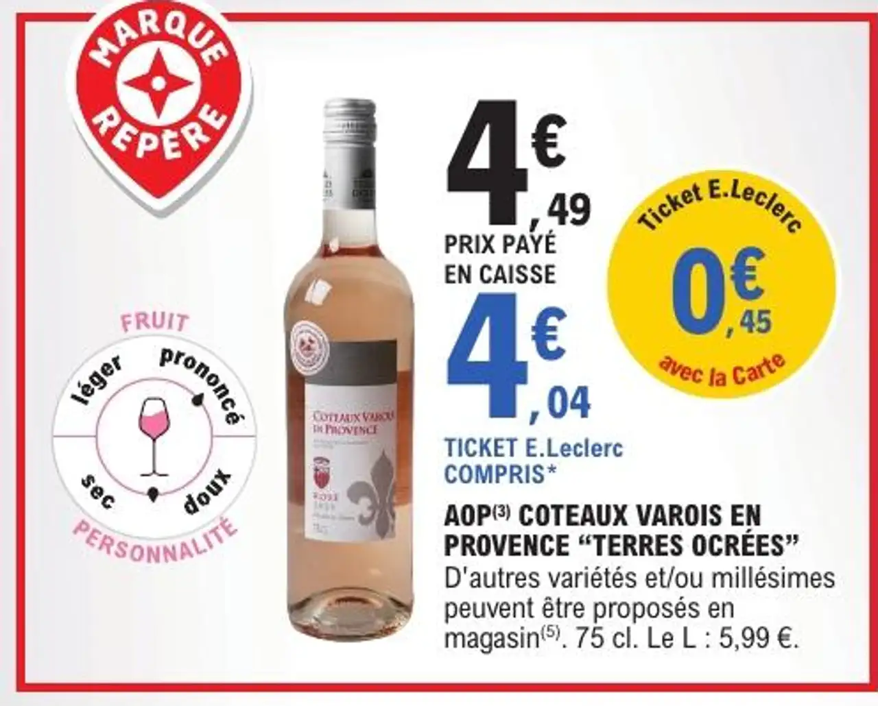 AOP Coteaux Varois en Provence Terres Ocrées