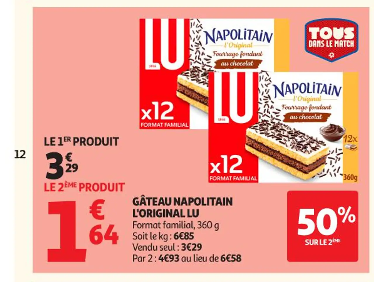 Gâteau Napolitain l'Original LU