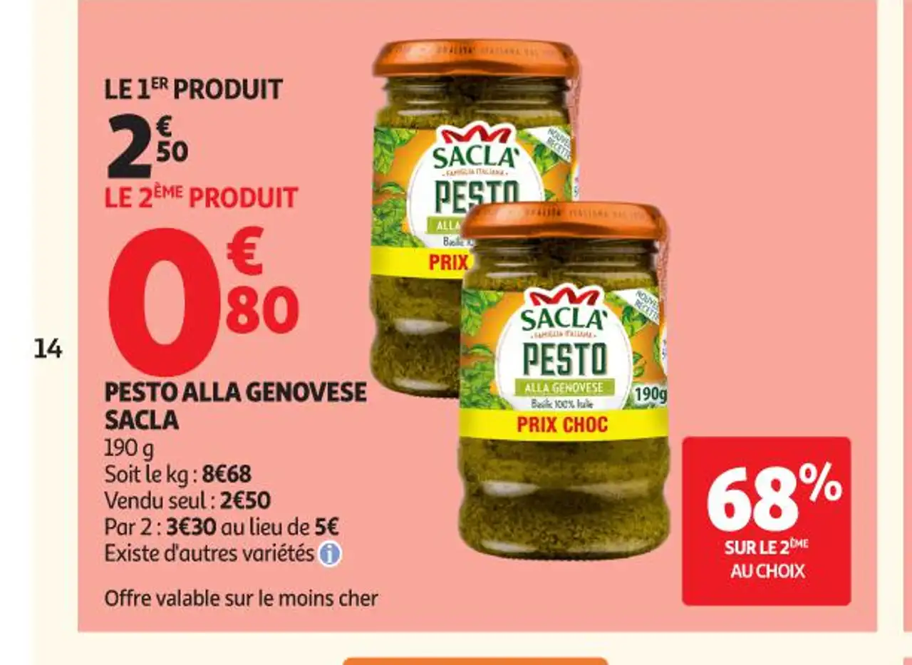Pesto alla genovese Sacla