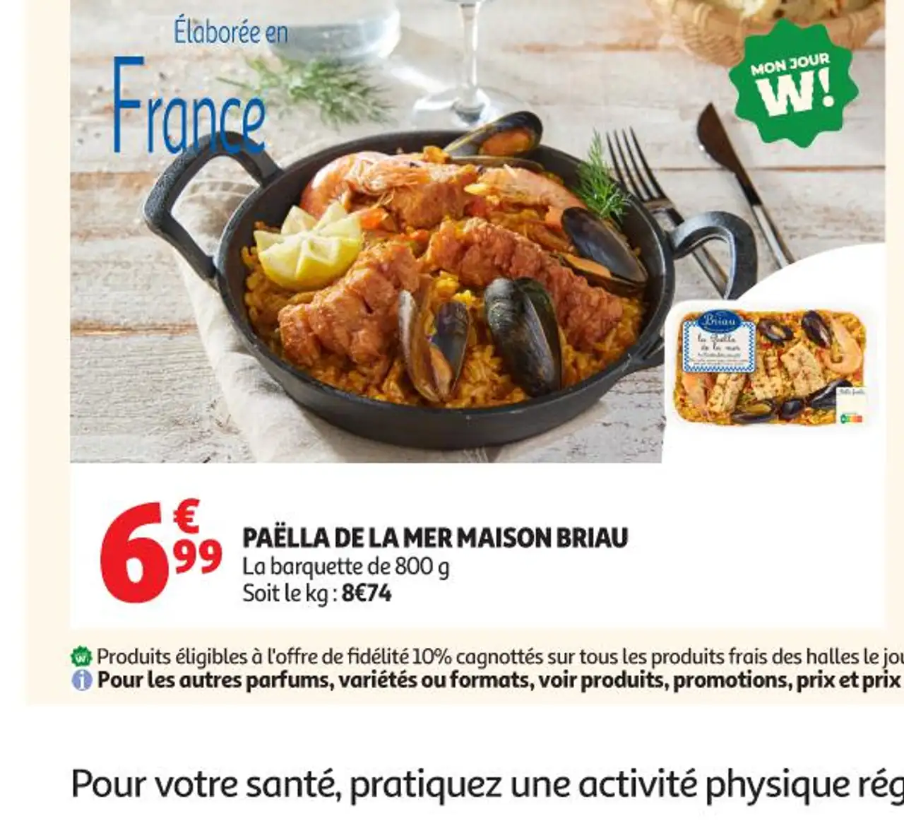 Paëlla de la mer Maison Briau
