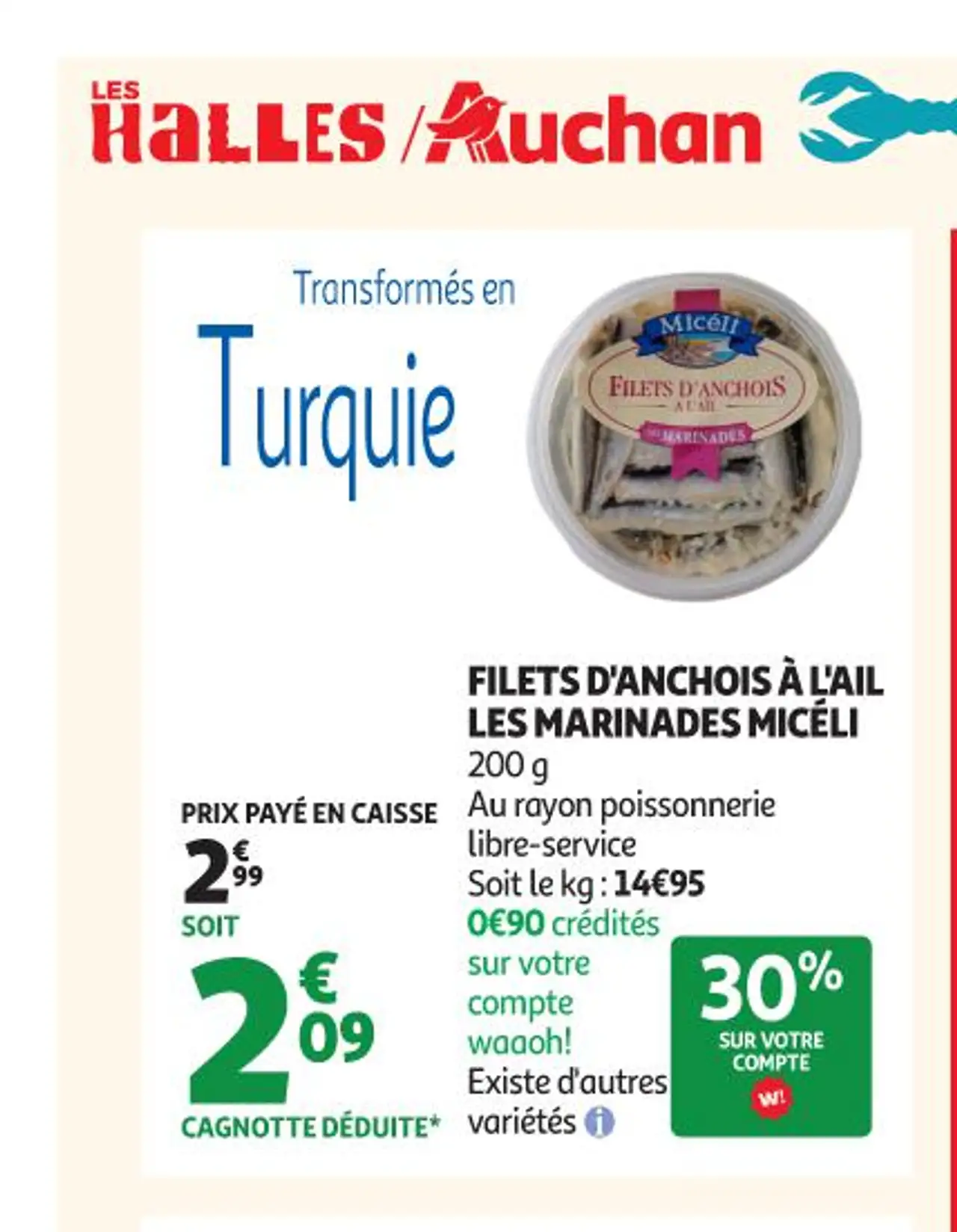 FILETS D'ANCHOIS À L'AIL LES MARINADES MICÉLI