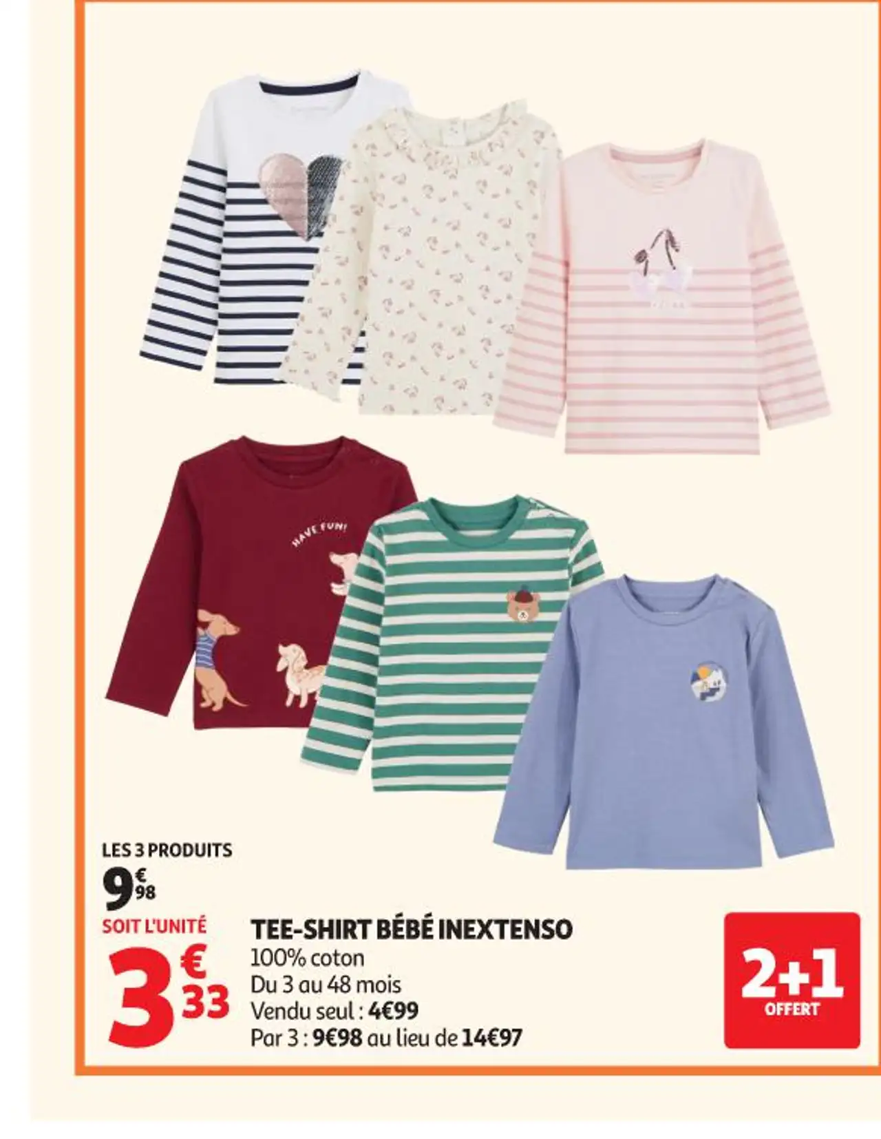 TEE-SHIRT BÉBÉ INEXTENSO