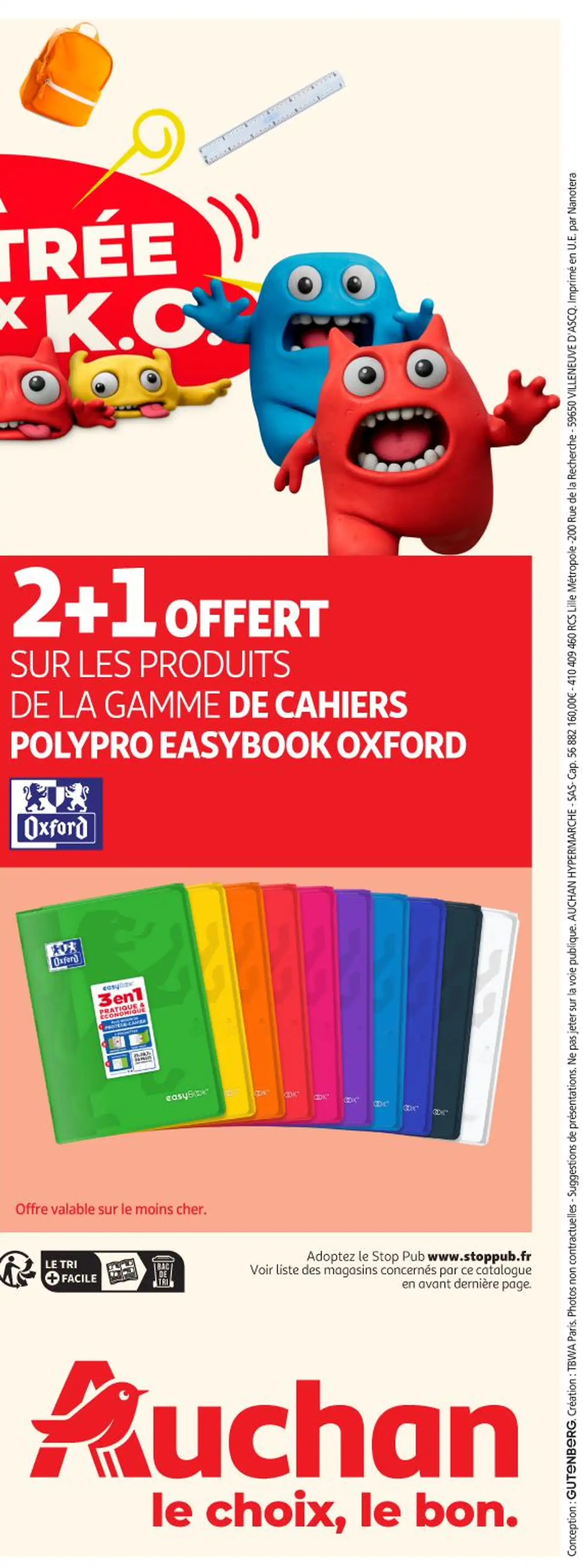 Cahiers Polypro Easybook Oxford