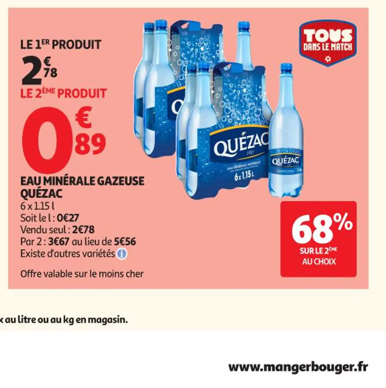 Eau Minérale Gazeuse Quézac
