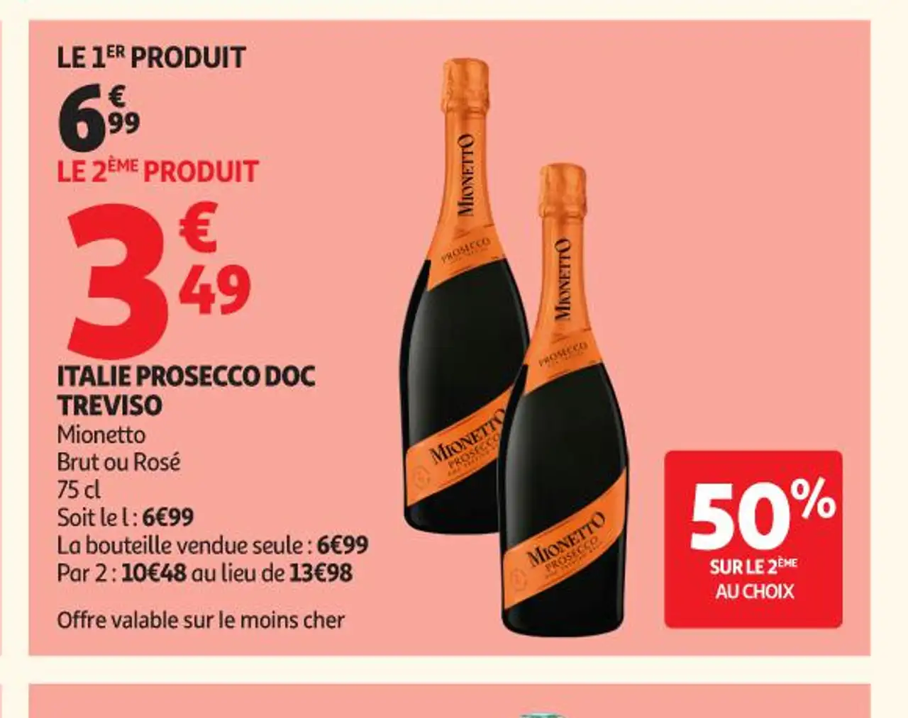 Italie Prosecco DOC Treviso Mionetto
