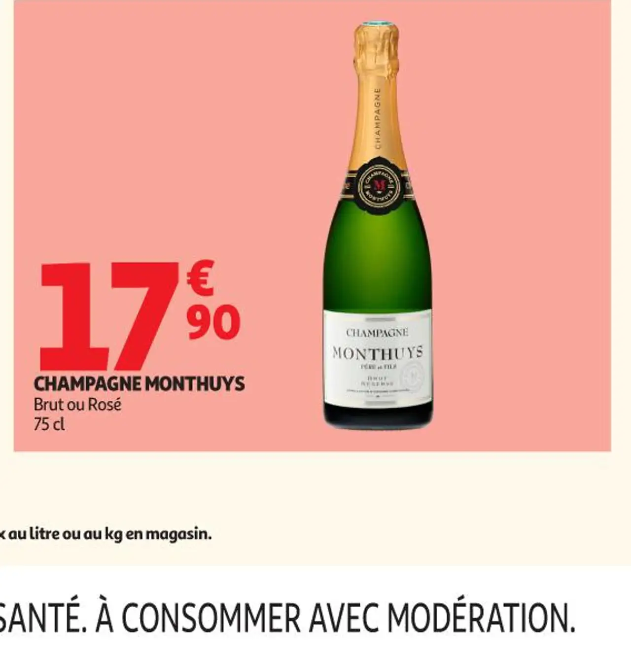 Champagne Monthuys Brut ou Rosé