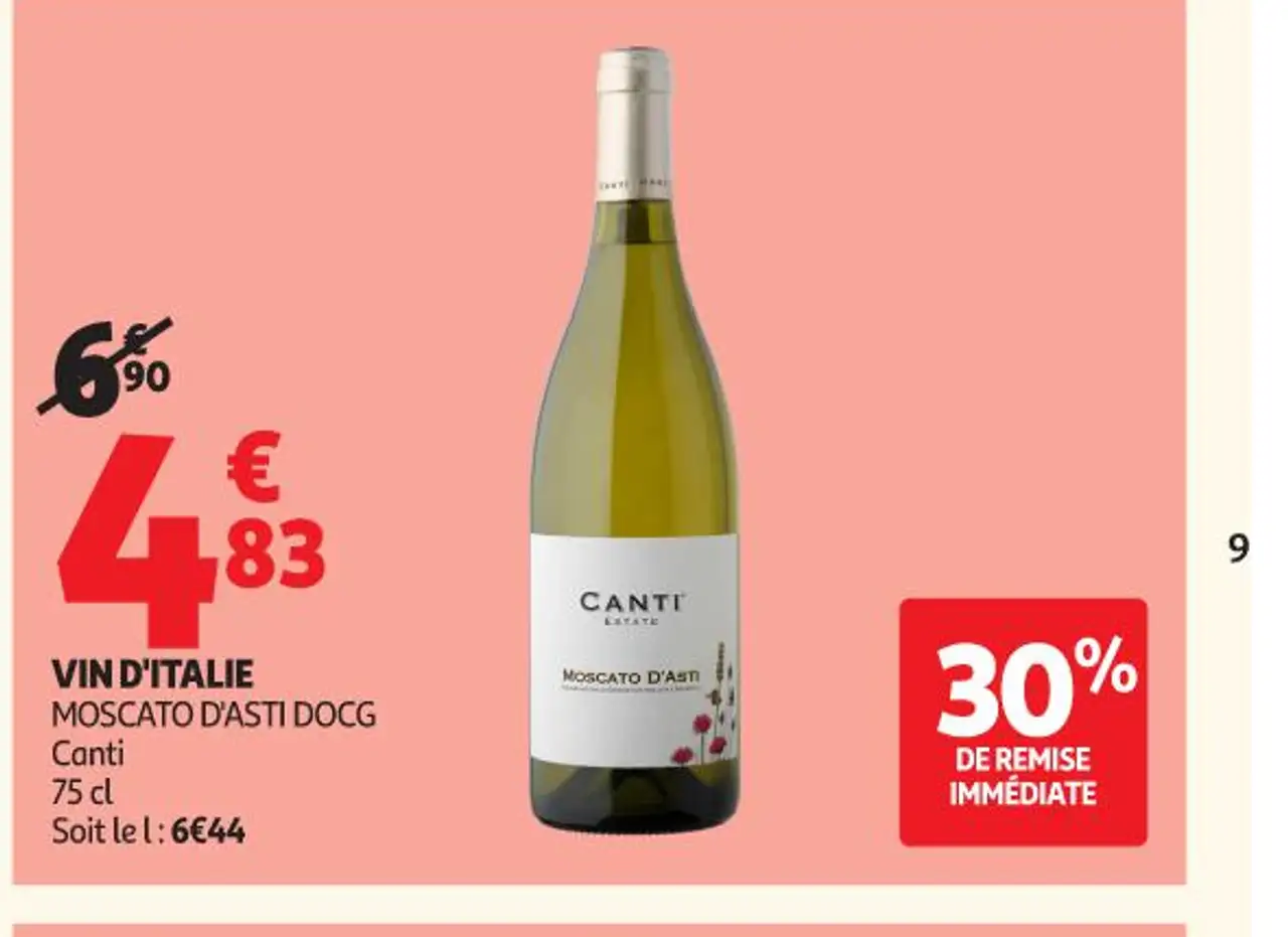 Vin d'Italie Moscato d'Asti DOCG Canti