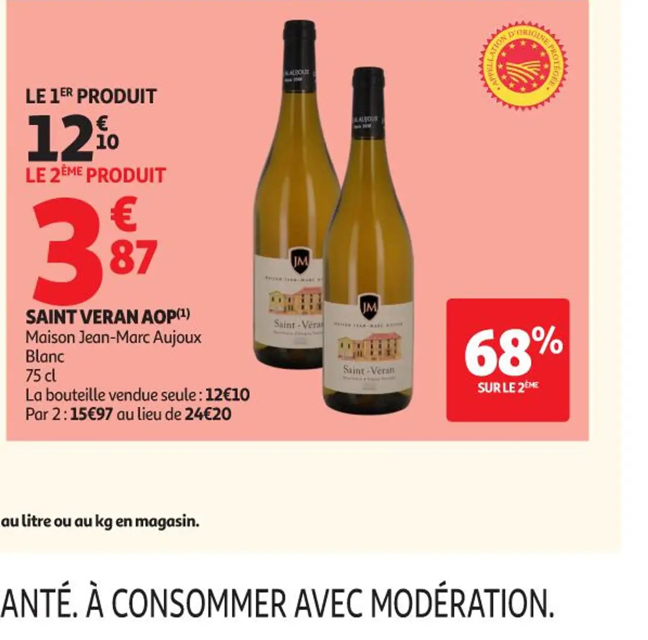 Saint Veran AOP Blanc Maison Jean-Marc Aujoux