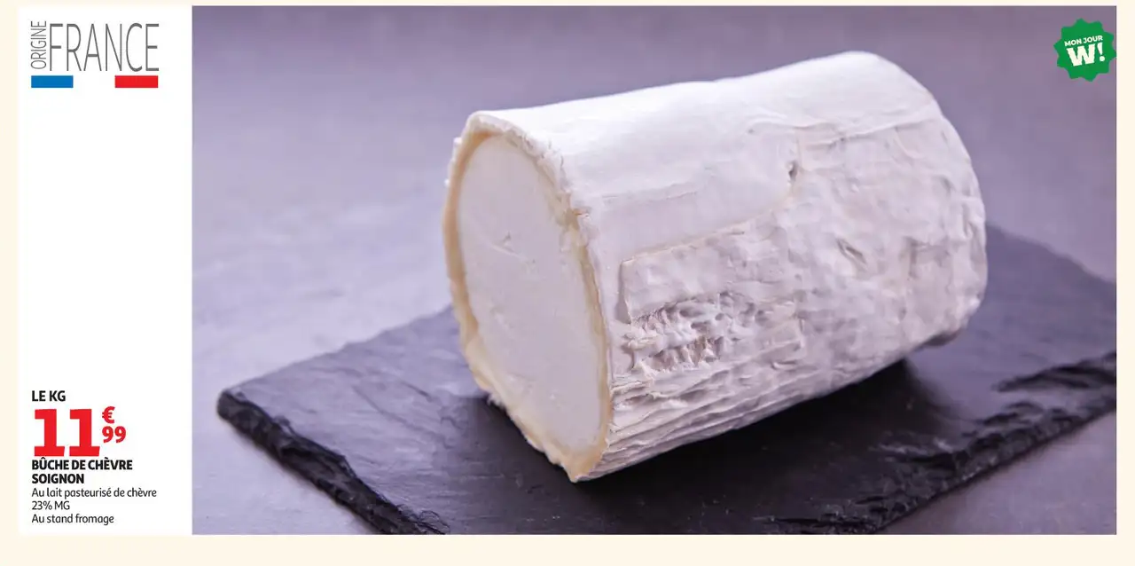 BÛCHE DE CHÈVRE SOIGNON