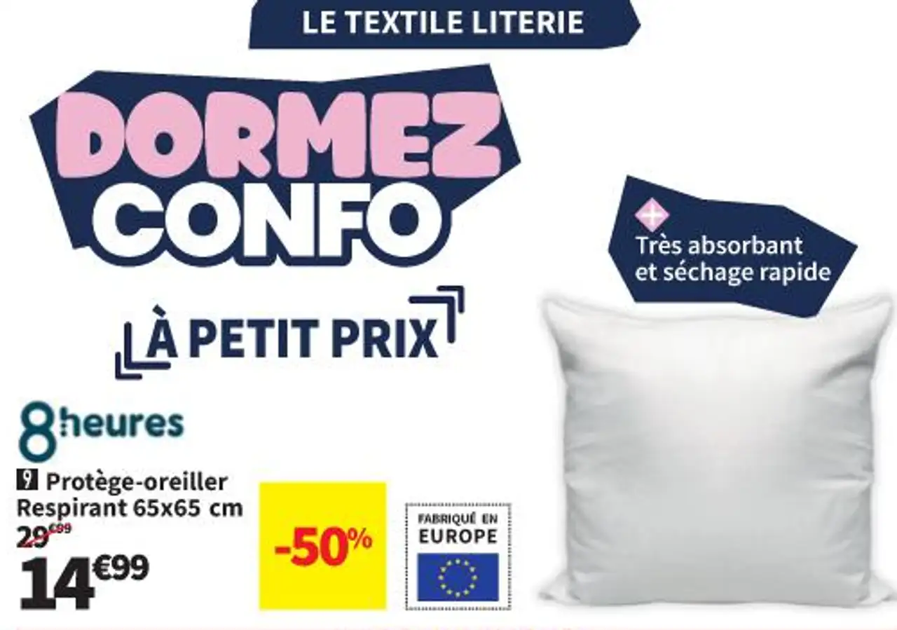 Protège-matelas Eden 90x190 cm