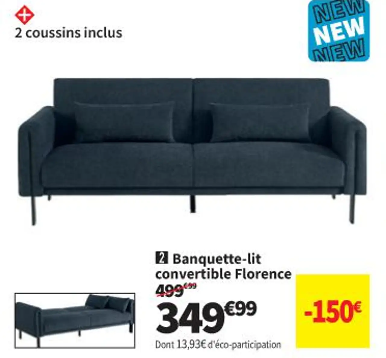 Banquette-lit convertible Florence