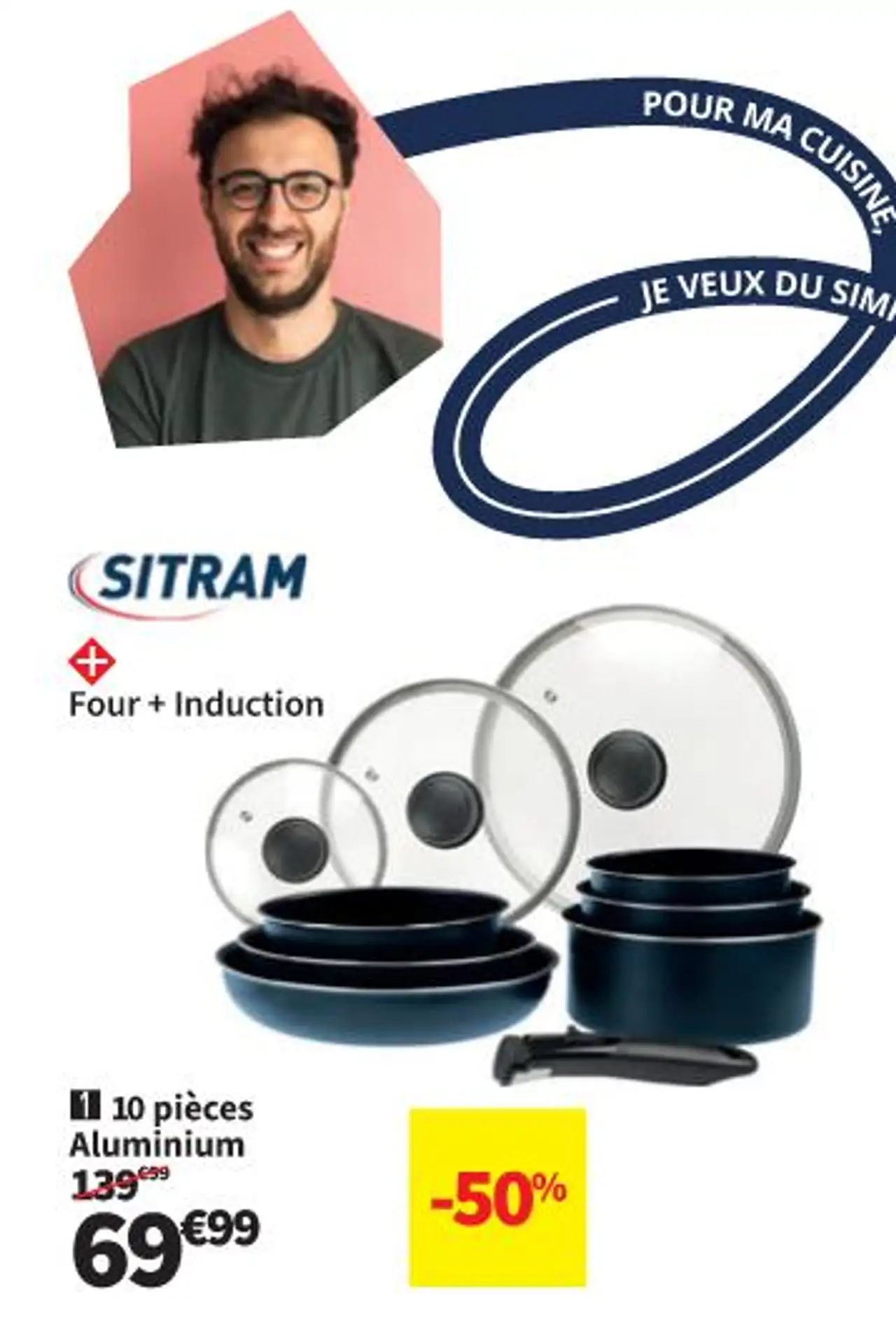 Sitram 10 pièces Aluminium
