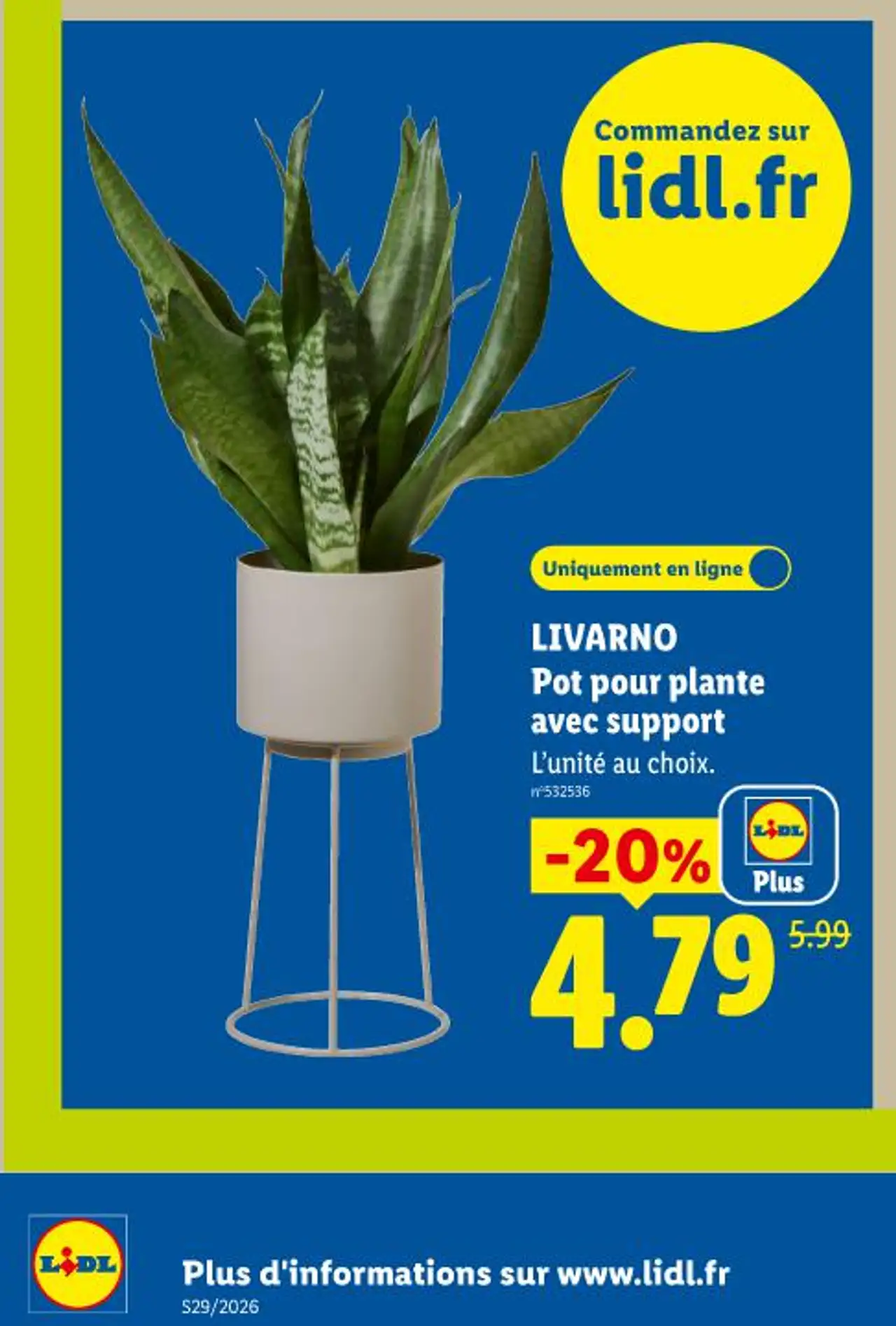 LIVARNO Pot pour plante avec support
